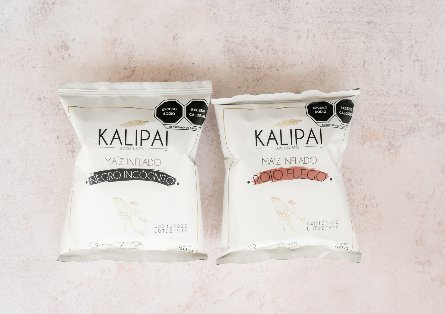 Kit de snacks saludables (chips, churritos y maíces)