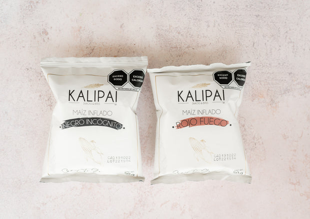 Kit de snacks saludables (chips, churritos y maíces)