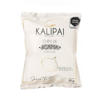Chips de Jícama con chile
