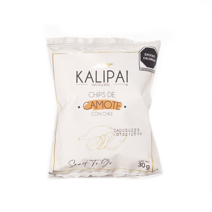 Chips de Camote enchilado